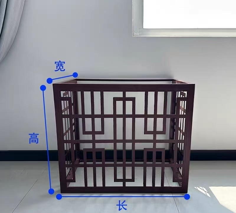 烟台市铝格栅百叶窗镀锌铁板空调罩 - 一站式服务